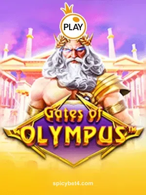 Imagem do jogo Gates of Olympus no Spicy Bet